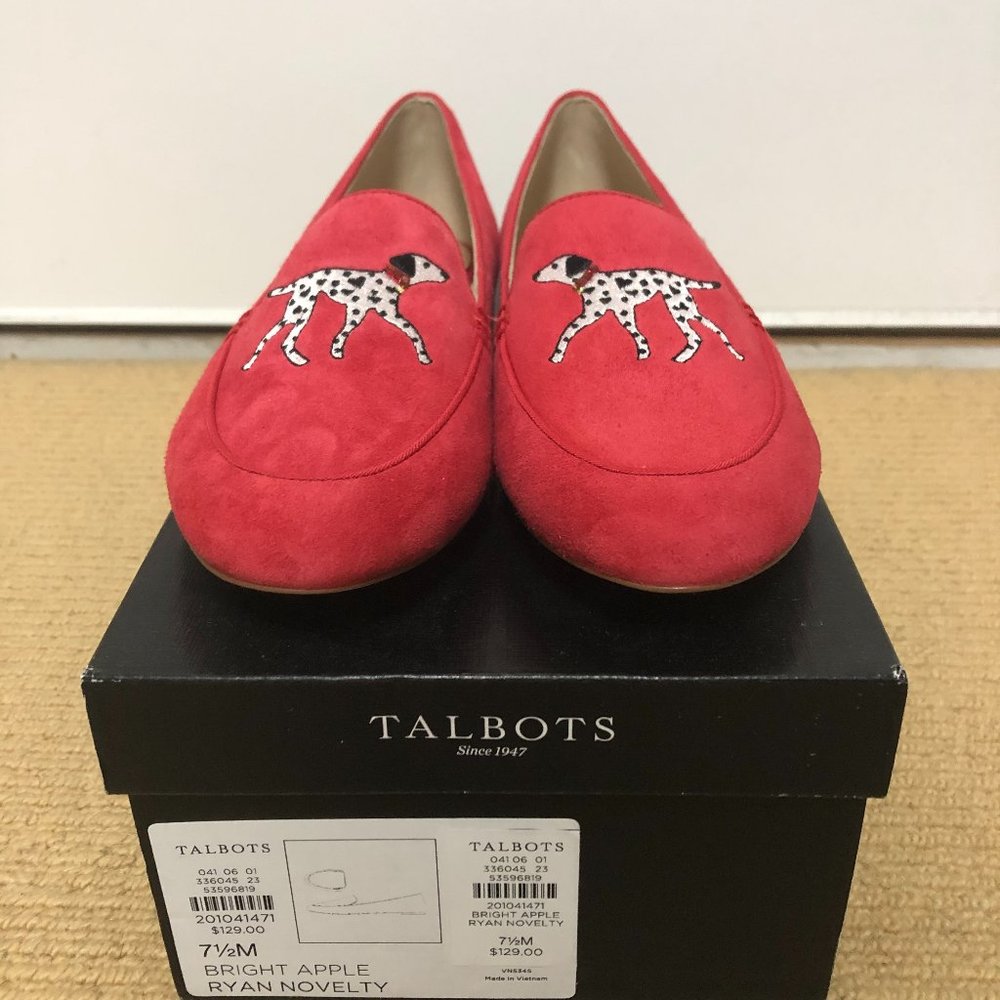 Talbots Bright Apple Ryan Novelty Loafer, Size 7.5M